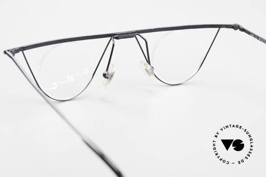GMC 6600 Rimless Art Glasses Bauhaus, the frame (Bauhaus style) can be glazed optionally, Made for Men and Women