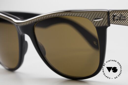 Ray Ban Wayfarer II Iconic 80's Sunglasses, rare Wayfarer Edition "Fashion Gold" W0495, B-15, Made for Men and Women