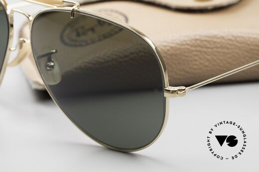 Ray Ban Outdoorsman II B&L USA Shades 80's Aviator, NO RETRO shades, but an old original in 62/14 size, Made for Men