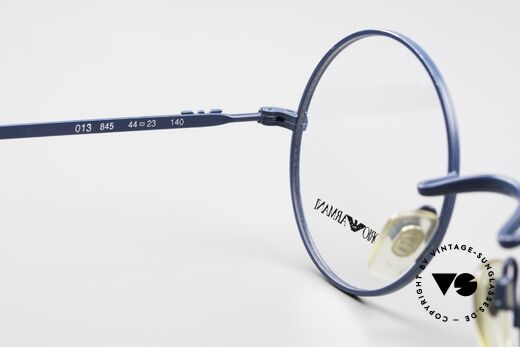Giorgio Armani EA013 Small Round 90's Eyeglasses, unworn original from 1993 (NO RETRO SPECS!), Made for Men and Women