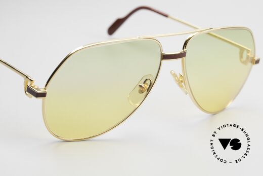 Cartier Vendome Laque - M 80's 90's Luxury Sunglasses, unworn single item with full orig. packing by CARTIER, Made for Men and Women