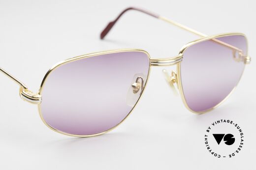 Cartier Romance LC - M Double Gradient Purple Lens, NO RETRO eyewear; a rare 30 years old vintage ORIGINAL, Made for Men and Women
