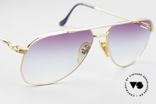 Fred America Cup Lenses From Purple To Blue, NO RETRO, but ORIGINAL 80's frame, size 60/14, vertu, Made for Men