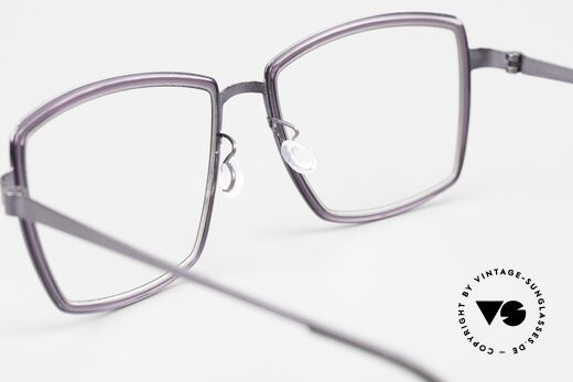 Lindberg 9741 Strip Titanium Women's Frame Vintage Specs, orig. DEMO lenses can be replaced with prescriptions, Made for Women