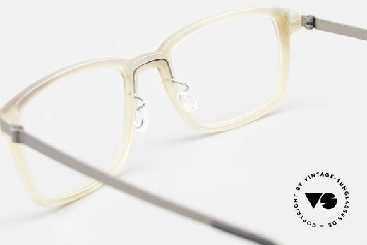 Lindberg Horn 1808 Buffalo Horn Titanium Frame, unworn, with original Lindberg case, cloth & booklet, Made for Men