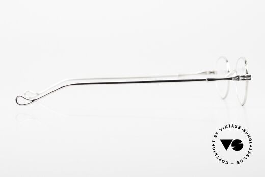 Lunor II 03 XS Unisex Frame Platinum, NO RETRO GLASSES; but a luxury Original from the 90's, Made for Men and Women