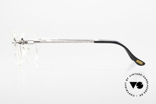 Fred Fidji F1 Rimless Luxury Frame Platinum, unworn 90's rarity, new old stock; (hard to find today!), Made for Men and Women