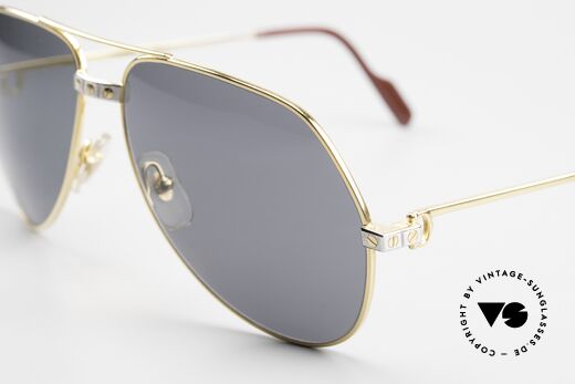 Cartier Vendome Santos - L Sun Lenses With Cartier Logo, orig. sun lenses with the Cartier logo (collector's item), Made for Men