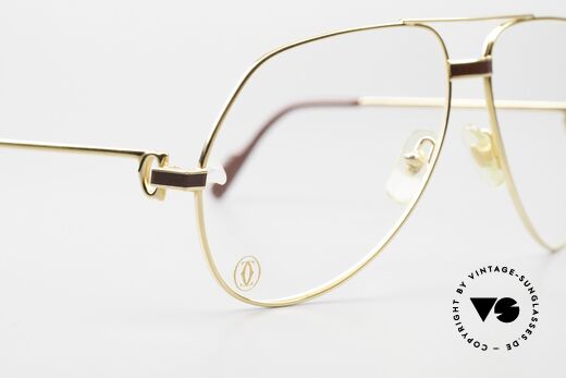 Cartier Vendome Laque - L Luxury 80's Aviator Glasses, NO retro eyeglasses, but an authentic vintage ORIGINAL, Made for Men