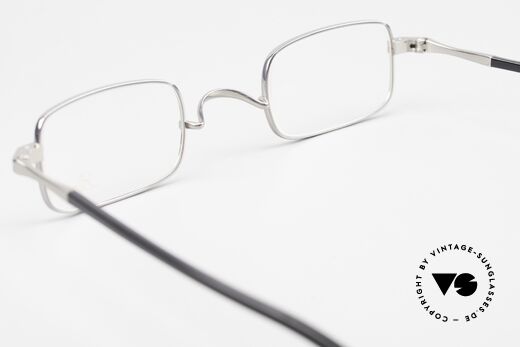 Lunor T3-E-AT PP Square Titan Frame Platinum, of course, unworn (with an orig. hard case by LUNOR), Made for Men