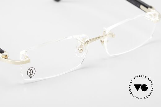 Cartier Canazei Rimless Luxury Frame Square, orig. Cartier DEMO lenses can be replaced optionally, Made for Men and Women