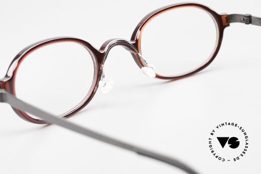 Lindberg 1012 Acetanium Ladies & Gents Frame Oval, unworn designer piece with an original Lindberg case, Made for Men and Women