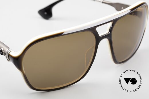 Chrome Hearts Box Lunch Rockstar Sunglasses Unisex, 127mm width = rather SMALL/medium size, 62-16, Made for Men and Women