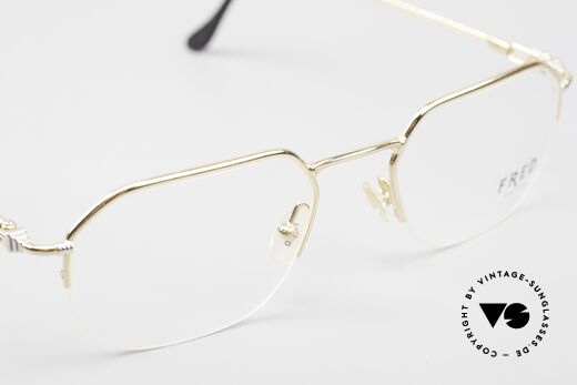 Fred Shetland Semi Rimless Luxury Frame, unworn, with Fred box & cloth + hard case by Gaultier, Made for Men