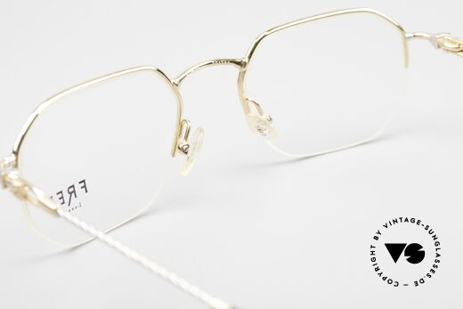 Fred Shetland Semi Rimless Luxury Frame, not retro, but original 90's commodity; rarity & vertu, Made for Men