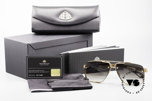 Maybach The King II Men's XL Luxury Shades 24kt, Size: large, Made for Men