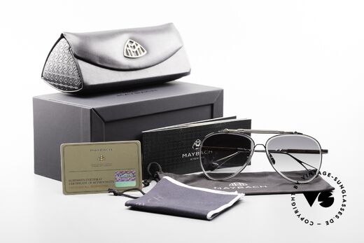 Maybach The Observer I Aviator Ruthenium Ebony, Size: large, Made for Men