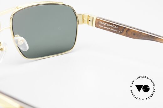 Maybach The Admiral I 24kt Yellow Gold Wood Frame, Size: large, Made for Men