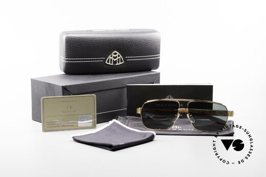 Maybach The Admiral I 24kt Yellow Gold Wood Frame, Size: large, Made for Men