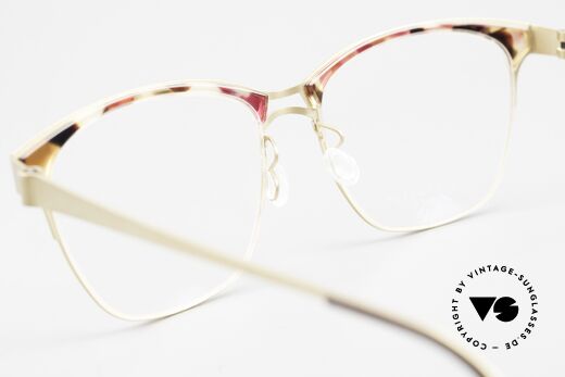 Lindberg 9847 Strip Titanium Women's Glasses Combi Frame, orig. DEMO lenses can be replaced with prescriptions, Made for Women