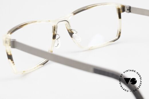 Lindberg 1245 Acetanium Men's Glasses Crystal Brown, this quality frame can of course be glazed as desired, Made for Men