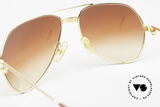 Cartier Vendome LC - S Luxury Sunglasses from 1983, 2. hand, but in great vintage condition with CHANEL case, Made for Men and Women