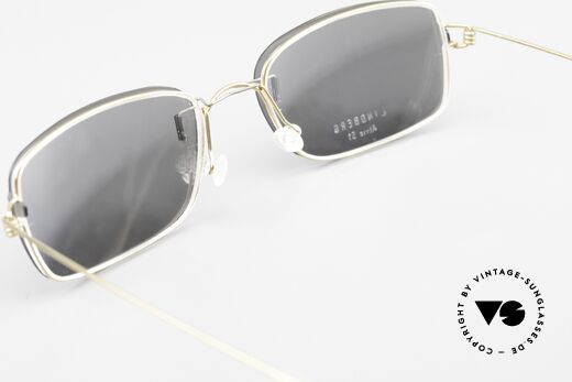 Lindberg Alvis Air Titan Rim With Polarized Clip-On, Size: medium, Made for Men