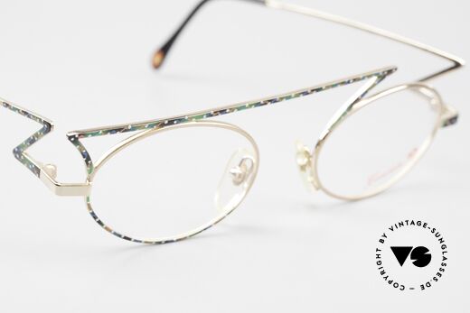 Casanova LC30 ZigZag Frame Flash Design, unworn (like all our artistic vintage Casanova models), Made for Men and Women