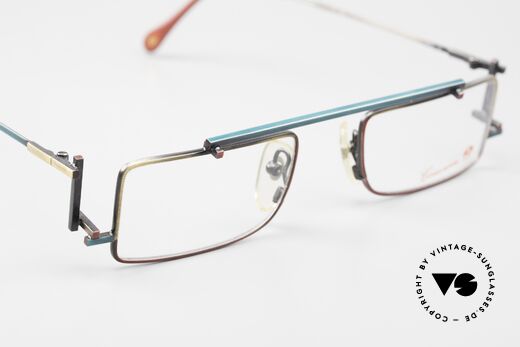 Casanova RVC3 De Stijl Architects Glasses, 1990's, Casanova dedicated the RVC series to Rietveld, Made for Men and Women