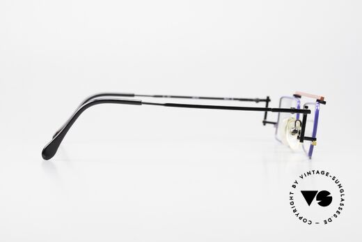 Casanova RVC3 Red And Blue Chair Glasses, 1990's, Casanova dedicated the RVC series to Rietveld, Made for Men and Women