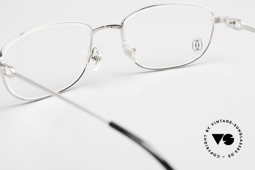 Cartier Whisper Shiny Platinum Frame Unisex, NO retro glasses; an old original from January 2011, Made for Men and Women