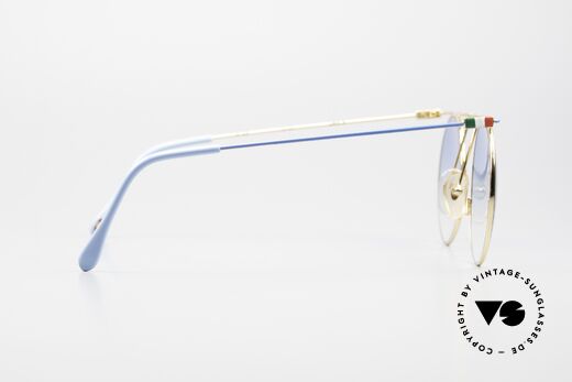 Casanova MTC 7 Art Sunglasses Italian Flag, with the Italian flag on the bridge & on the temples, Made for Men and Women