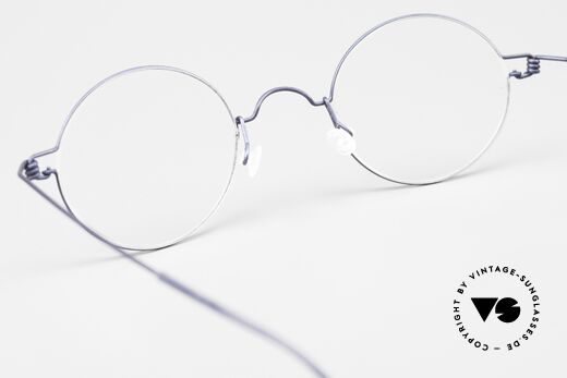 Lindberg Corona Air Titan Rim Round Titanium Frame Unisex, simple & strong frame: free from screws, rivets & welds, Made for Men and Women