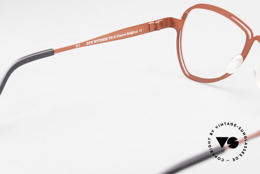 Theo Belgium Eye-Witness VB Designer Specs Ladies Gents, DEMO lenses should be replaced with prescriptions, Made for Men and Women