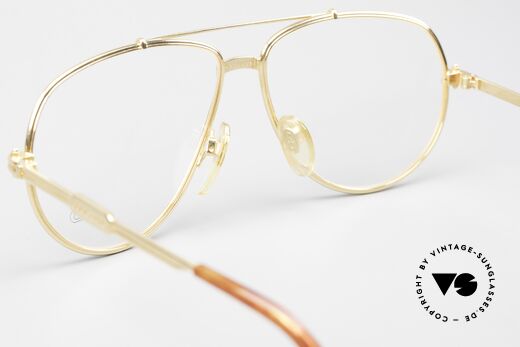 Gerald Genta New Classic 04 24ct Gold Plated Eyeglasses, NO retro specs, but a precious original from the 90's, Made for Men