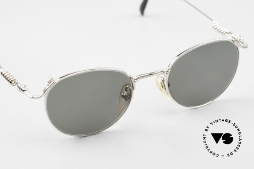 Jean Paul Gaultier 55-5105 Rare 90's Steampunk Shades, dark green CR39 sun lenses; 100% UV protection, Made for Men and Women