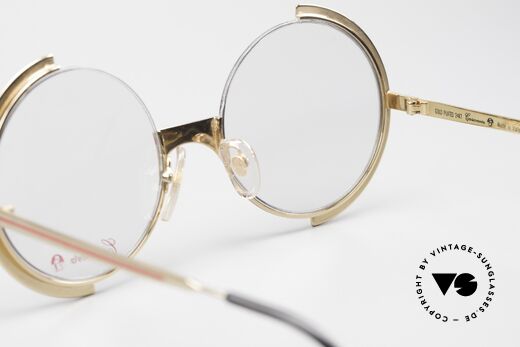 Casanova NM3 Round Art Glasses Unisex, demo lenses can be replaced with optical (sun)lenses, Made for Men and Women