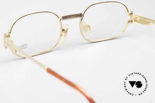 Gerald Genta Gefica 04 24kt Frame Ladies & Gents, unworn, one of a kind with serial number, size 50-24, Made for Men and Women