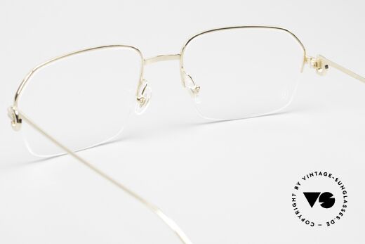 Cartier Première De Cartier Men's Frame Half Rim, unworn original with Cartier case, box and cloth, Made for Men