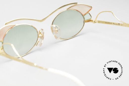 Casanova LC1 24kt Gold Plated Murano Glass, NO RETRO shades, but a unique old designer Original!, Made for Women