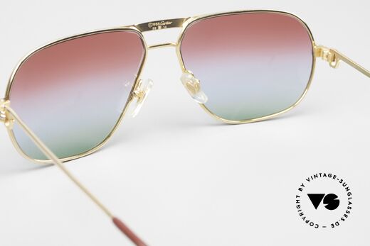 Cartier Tank - M 22ct Gold-Plated Tricolored, NO RETRO eyewear; a rare 30 years old vintage ORIGINAL, Made for Men