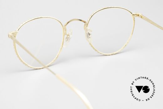 Oliver Peoples OP47 True Vintage Gold-Plated, a 30 years old Original; SMALL size 45/22; gold-plated, Made for Men and Women