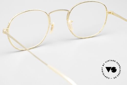 Oliver Peoples OP48 Old Vintage Gold-Plated, a 30 years old Original; small size 46/22; gold-plated, Made for Men and Women