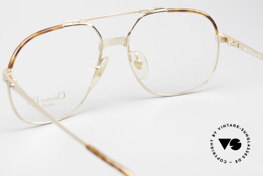 Christian Dior 2487 80's Gold-Plated Monsieur Series, NO RETRO EYEGLASSES; but a 30 years old ORIGINAL, Made for Men