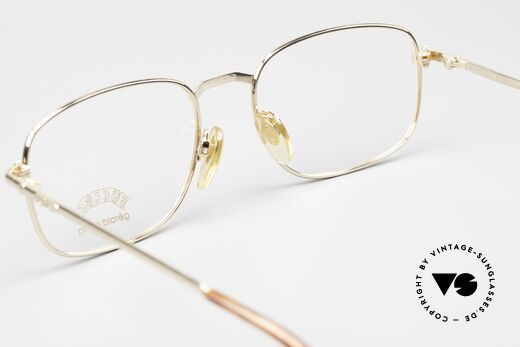 Gerald Genta Success 01 Vintage Frame Gold Plated, gold-plated frame can be glazed as desired; varifocal, Made for Men