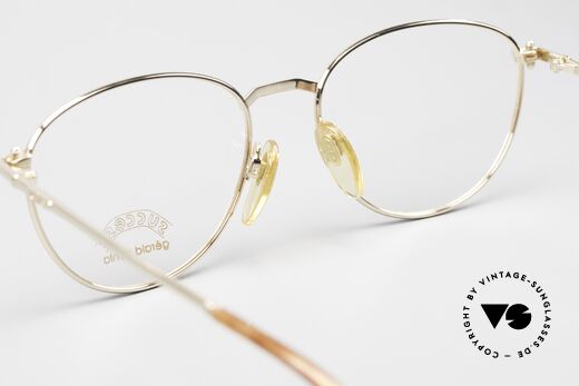 Gerald Genta Success 02 Gold Plated 55mm Size Frame, really interesting frame shape; something very special, Made for Men and Women