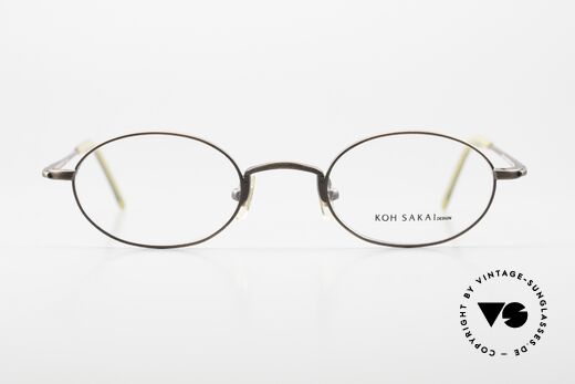 Koh Sakai KS9721 Oval Vintage Glasses Titanium, Size: small, Made for Men and Women