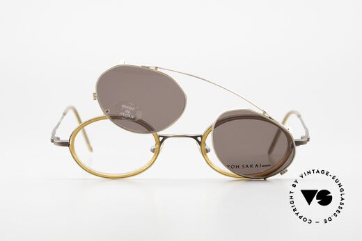 Koh Sakai KS9831 90's Frame Made in Japan Oval, unworn, NOS (like all our old L.A.+ Sabae eyeglasses), Made for Men