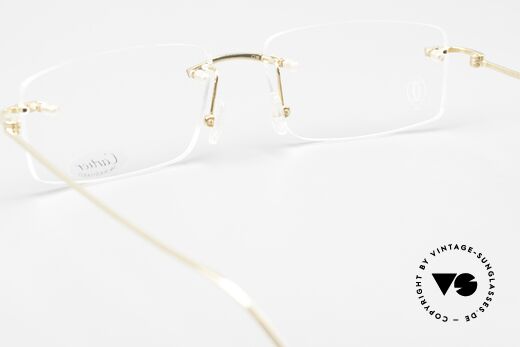 Cartier Precious Metal 18ct Solid Gold Eyeglasses, Size: large, Made for Men and Women