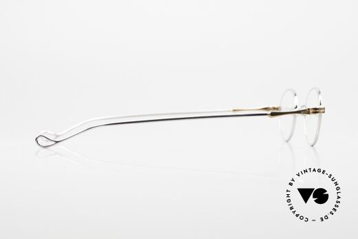 Lunor II 03 XS Unisex Frame Bicolor, NO RETRO EYEGLASSES; but a luxury vintage ORIGINAL, Made for Men and Women